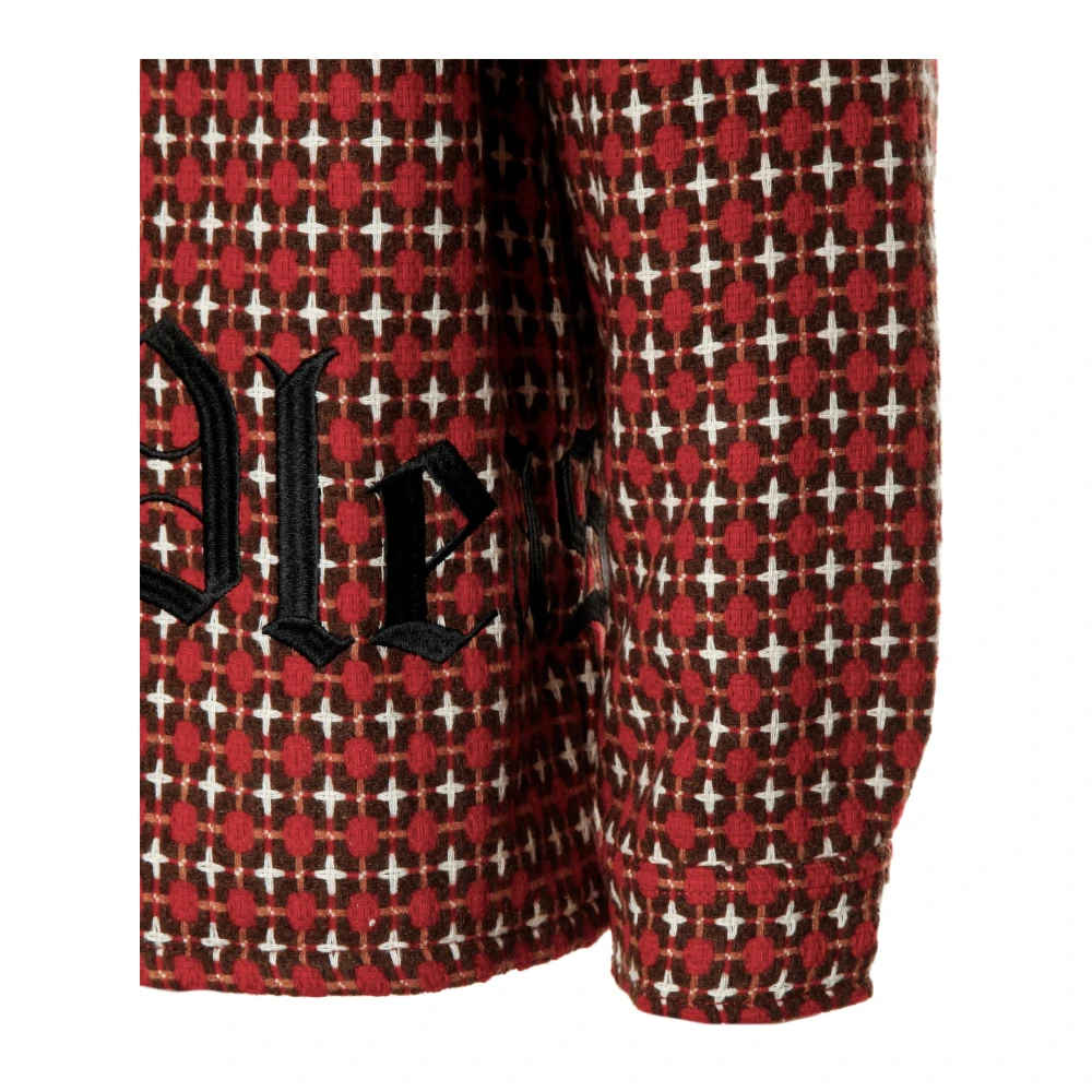 Pleasures Casual Werkoverhemd Red Heren