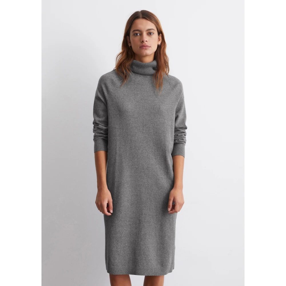 Marc O'Polo Relaxed coltrui gebreide jurk Gray Dames