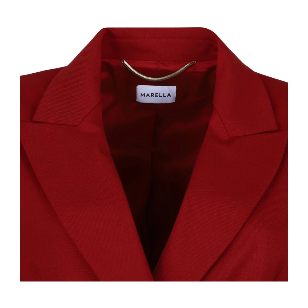 Marella Rode double-breasted blazer Red Dames
