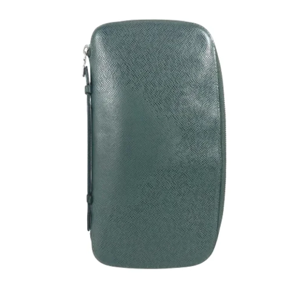 Louis Vuitton Vintage Pre-owned Leather wallets Green Dames