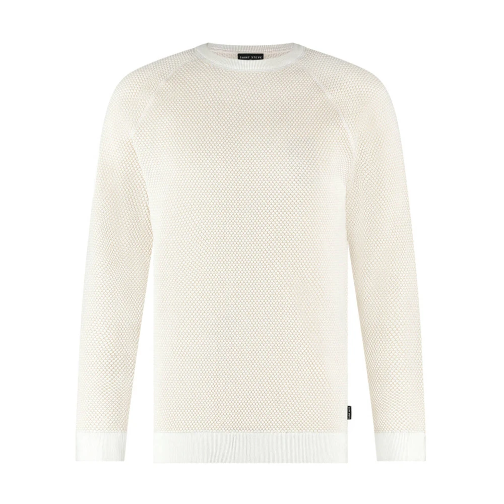 Saint Steve Steven Pullover White Heren