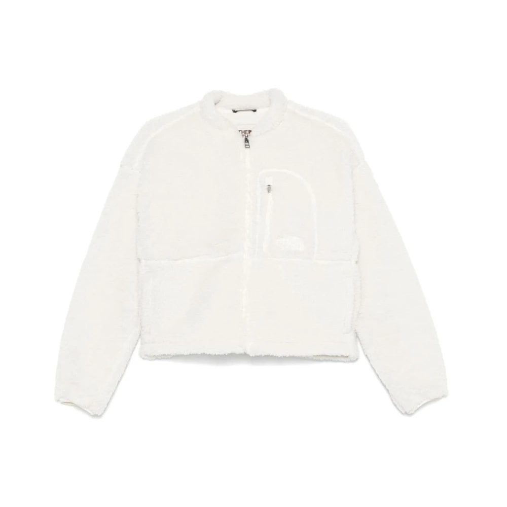 The North Face Witte Fleece Rits Jas White Dames