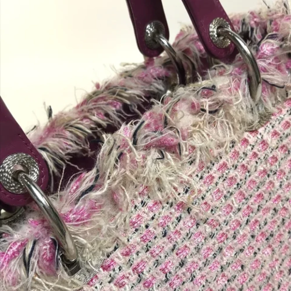 Dior Vintage Pre-owned Fabric dior-bags Pink Dames