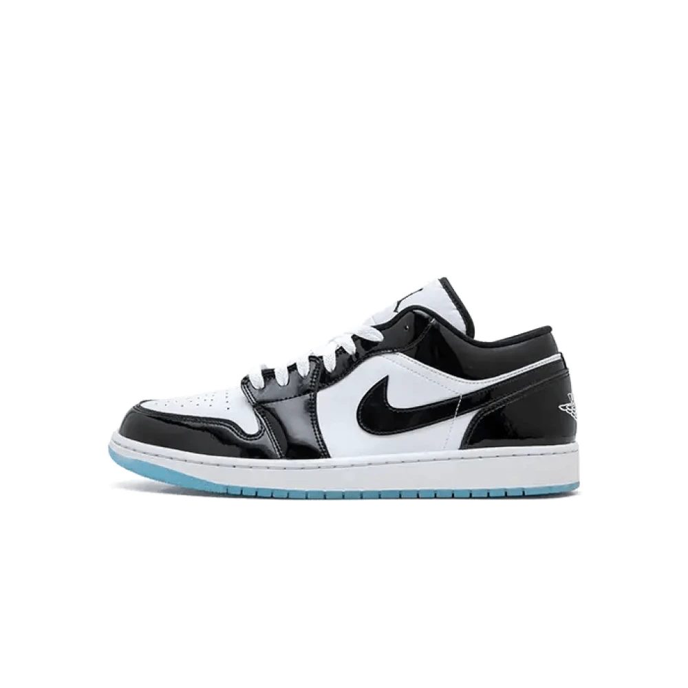 Jordan Black Trainers, Male, 4 Uk, Low Se Concord Trainers