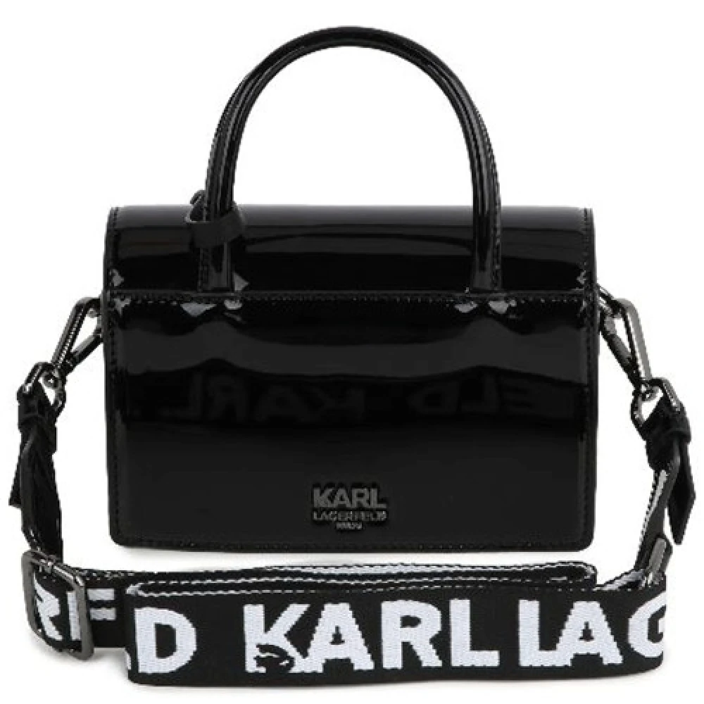 Karl Lagerfeld Stijlvolle Zwarte Handtas Black Dames