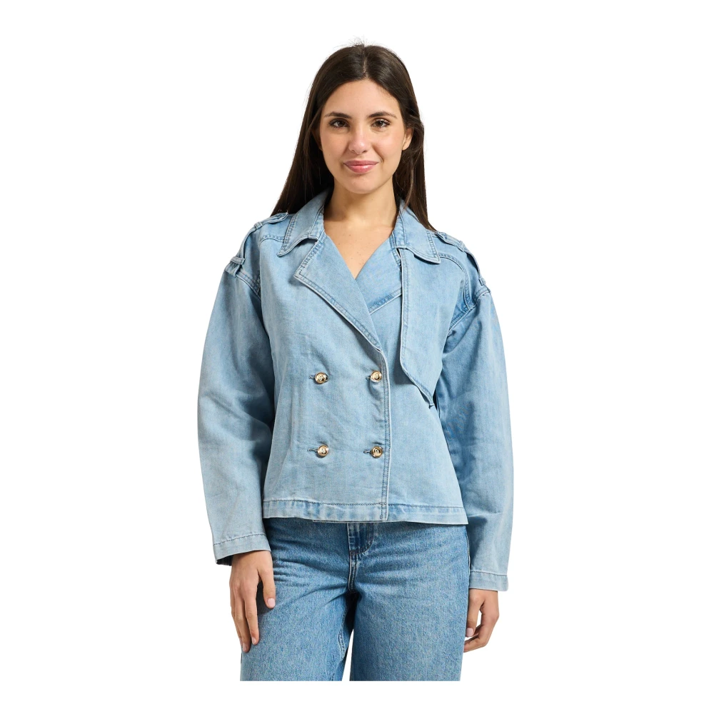 Gaudi Women's Blue Denim Jackets, Xs, Gaudì Jackets