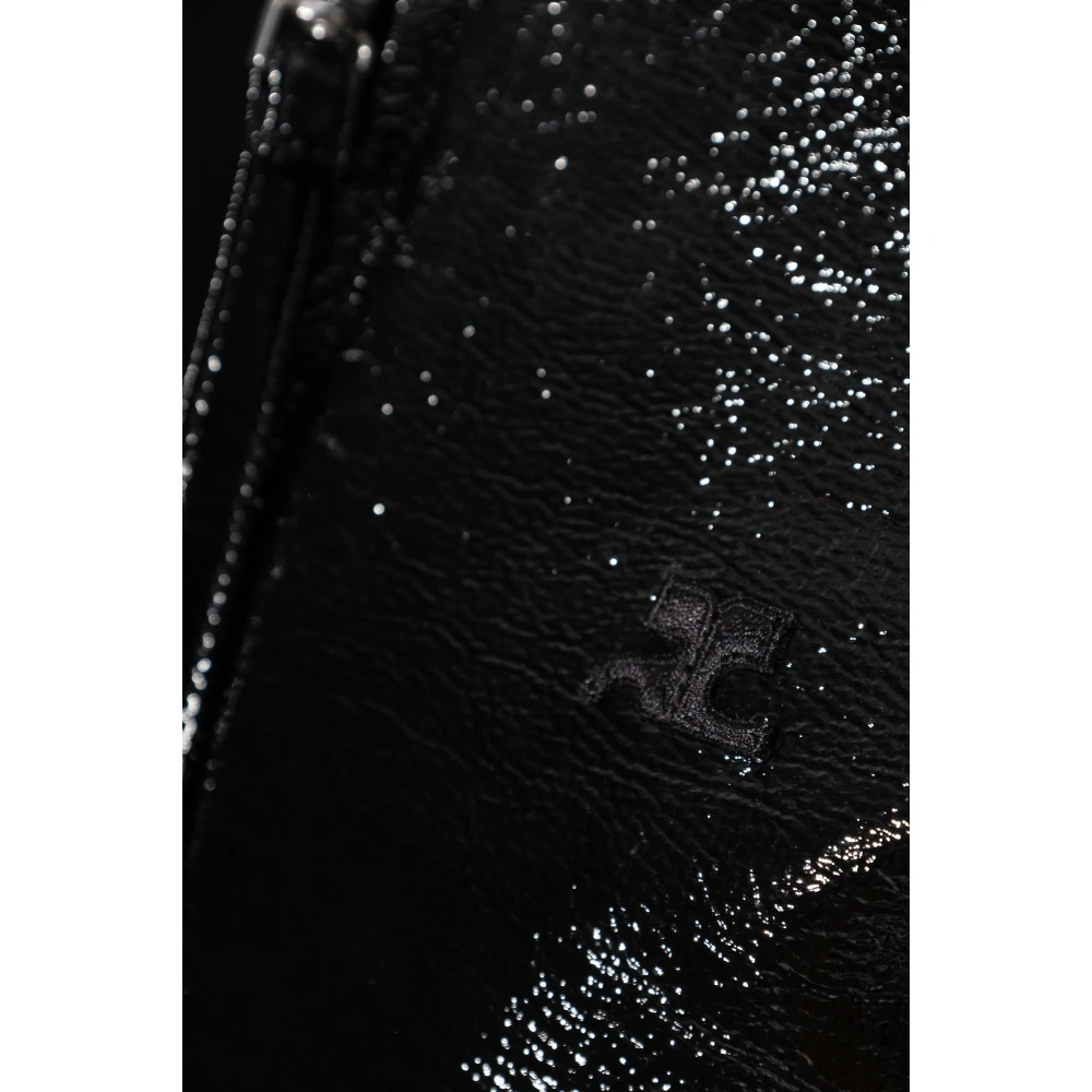 Courrèges Jas met logo Black Dames