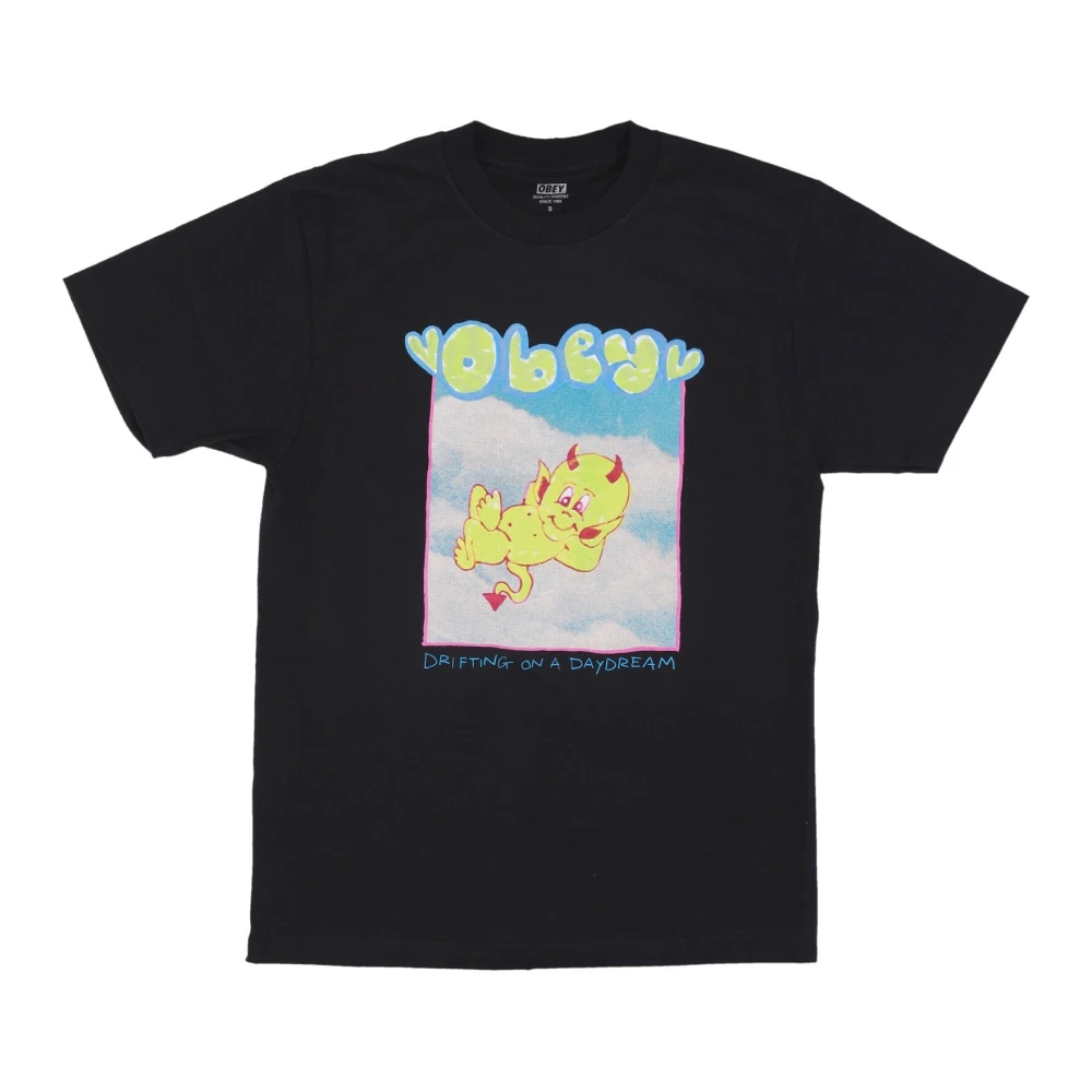 Obey Daydream Heren Klassieke Tee Zwart Black Heren