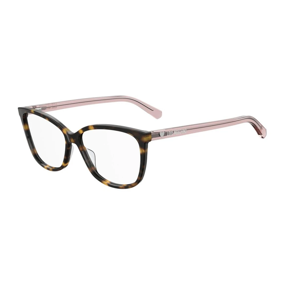 Love Moschino Bicolor Acetaatmontuur Bril voor Vrouwen Multicolor Dames