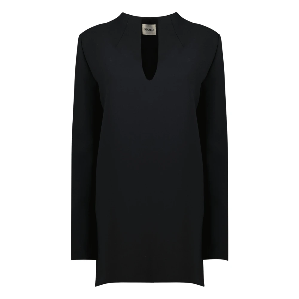 Khaite Black Short Dresses, Female, Xs, Aleena Dress