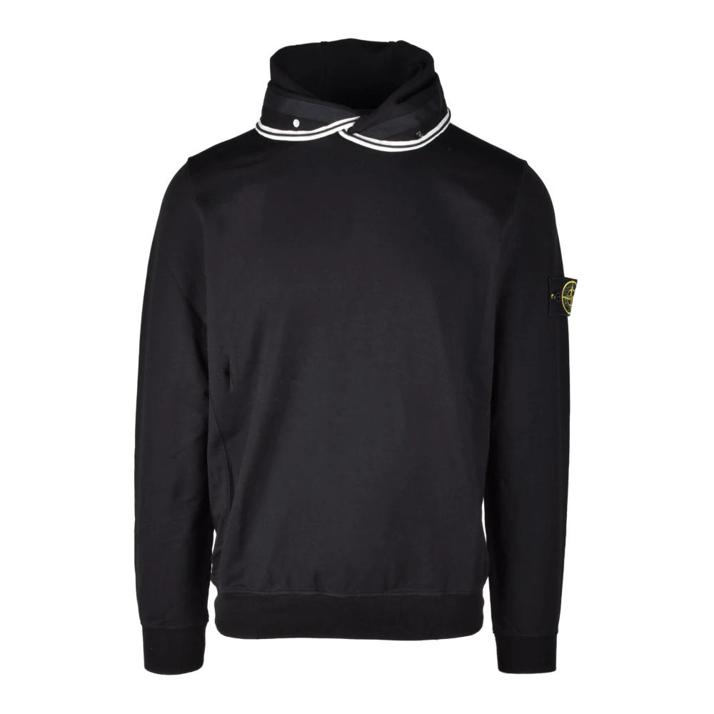 Stone Island Katoen Elastaan Gebreide trui Black Heren