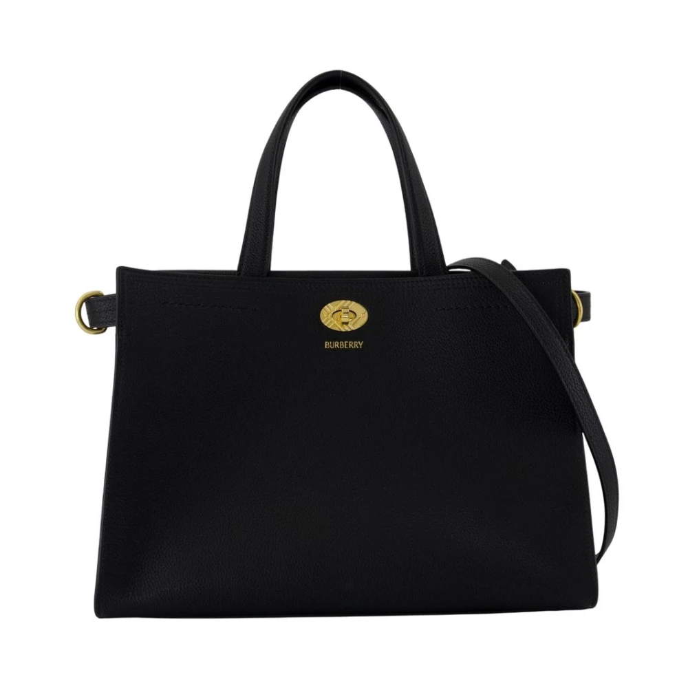 Burberry Women's Black Handbags, One Size, Small Cotswolds Tote