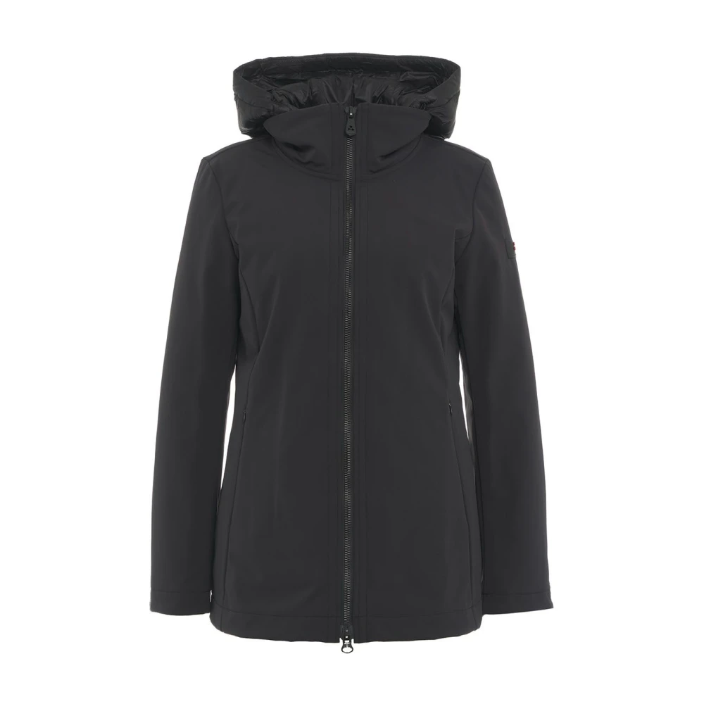 Peuterey Zwarte Parka Aw24 Dameskleding Black Dames