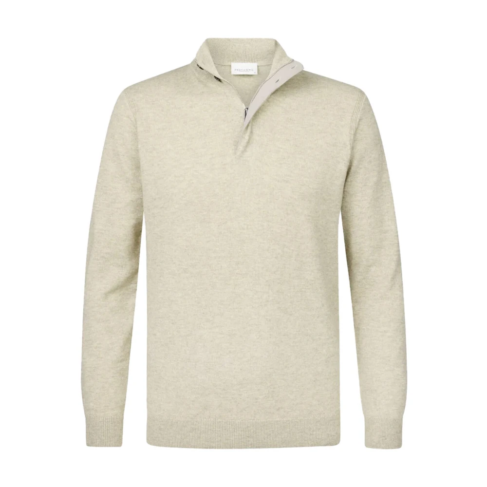 Profuomo Half Zip Groene Pullover Sweater Green Heren