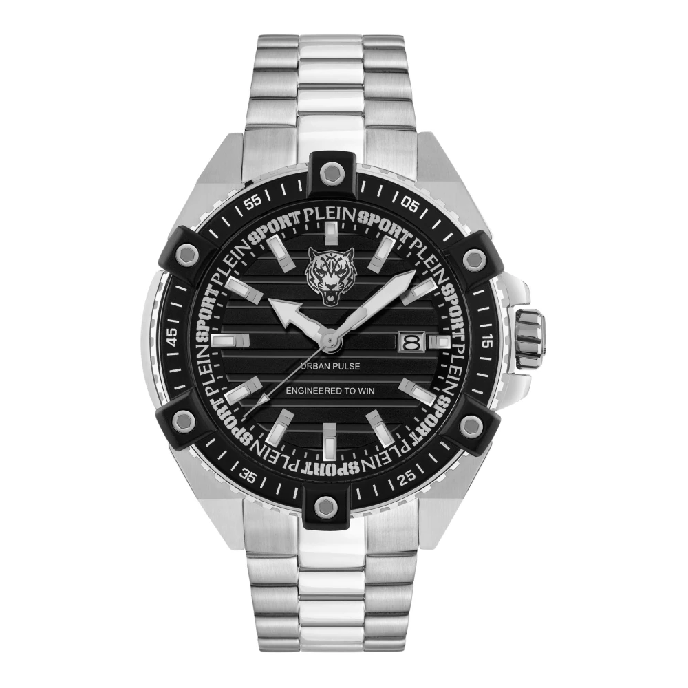 Plein Sport Men's Black Watches, One Size, Urban Pulse