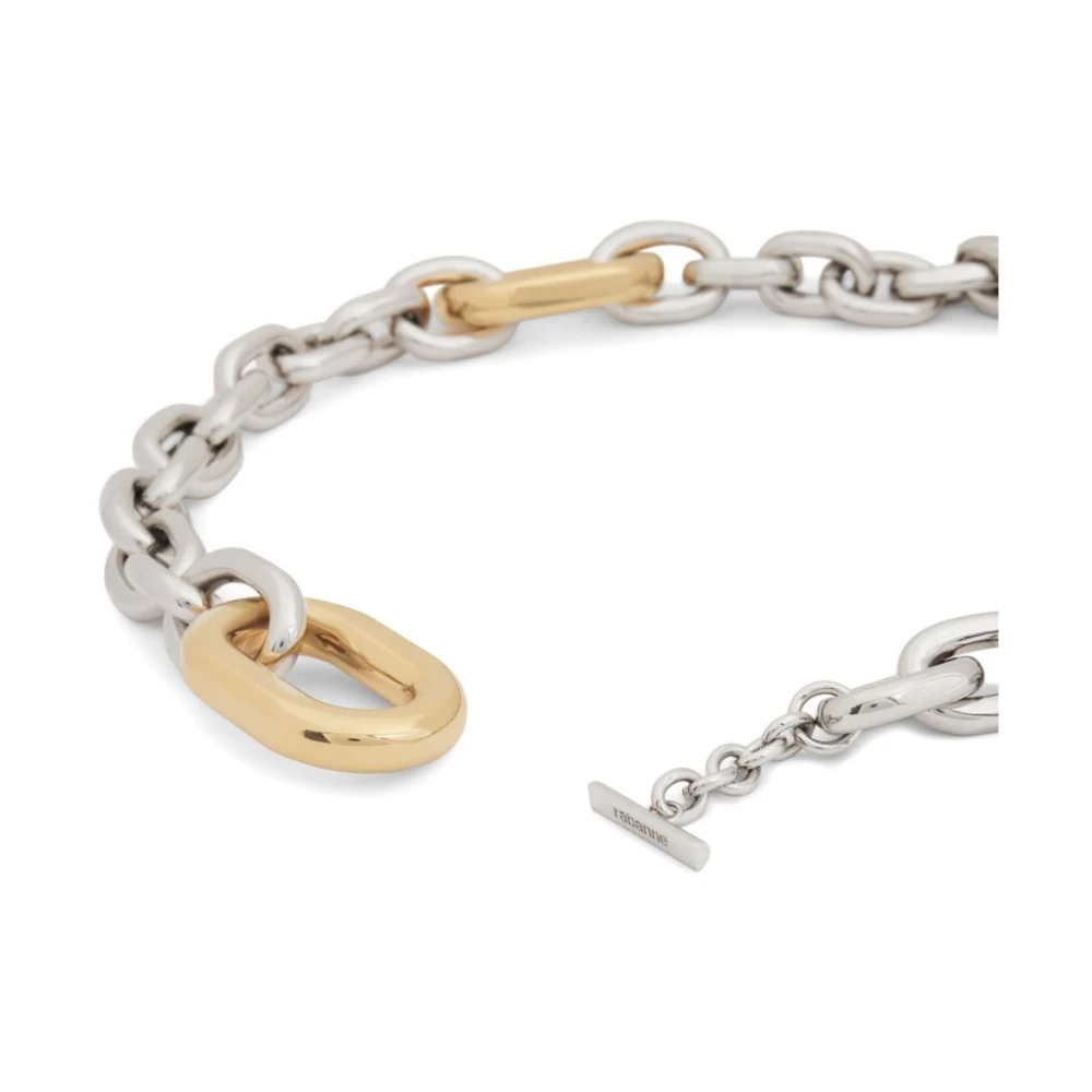 Paco Rabanne Versierde Riem in Zilver en Goud Gray Dames
