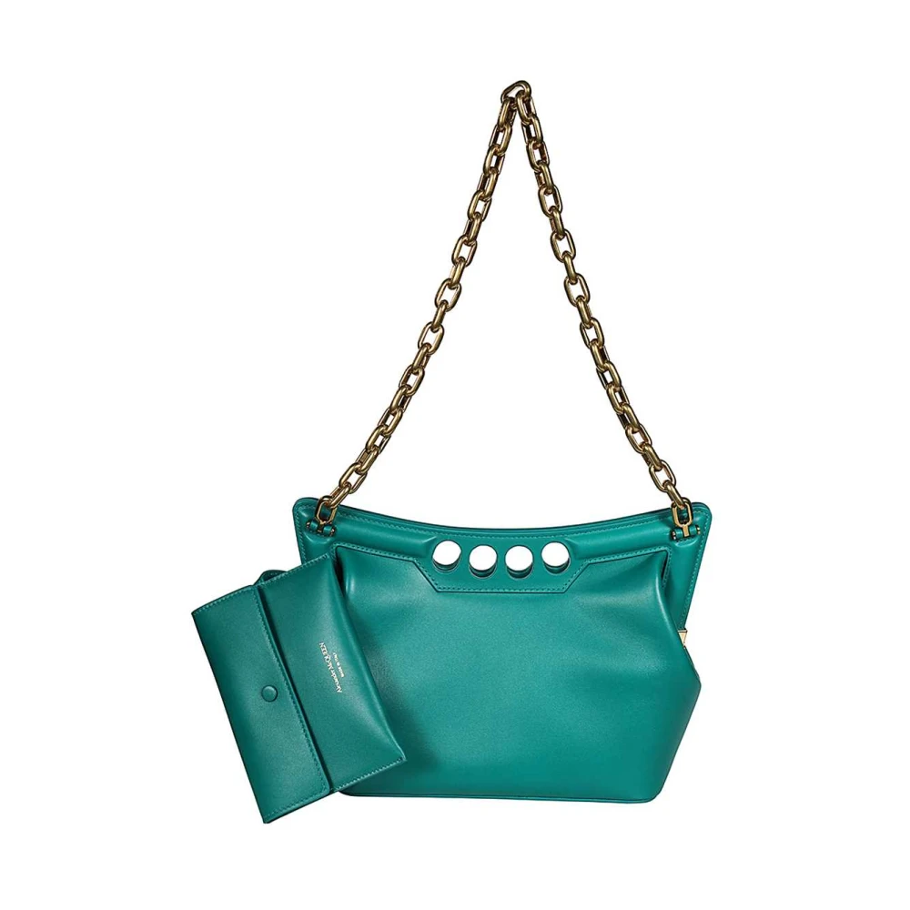 alexander mcqueen Stijlvolle Leren Crossbody Tas Green Dames