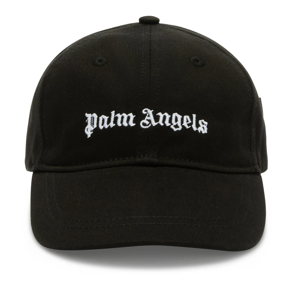 Palm Angels Zwarte Baseballpet met Stijl 1003 Black Unisex