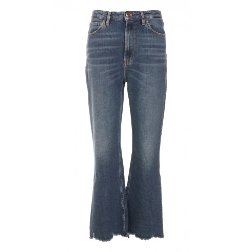 3X1 Hoge Taille Wijde Jeans voor Vrouwen Blue Dames