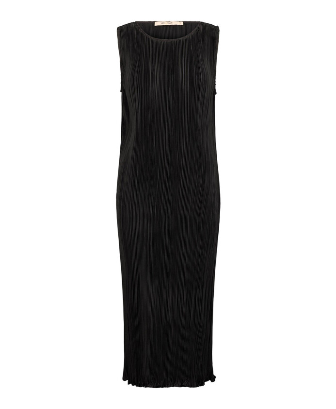 robe-plissee-avec-col-rond