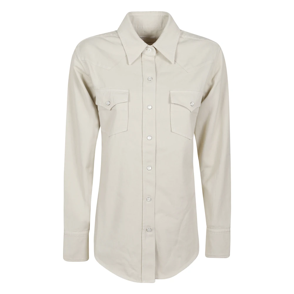 A.p.c. Women's Beige Shirts, S, Western Shirt