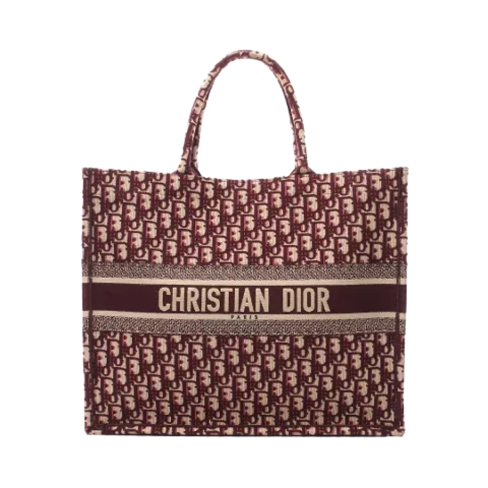 Dior Vintage Pre-owned Canvas dior-bags Red Dames