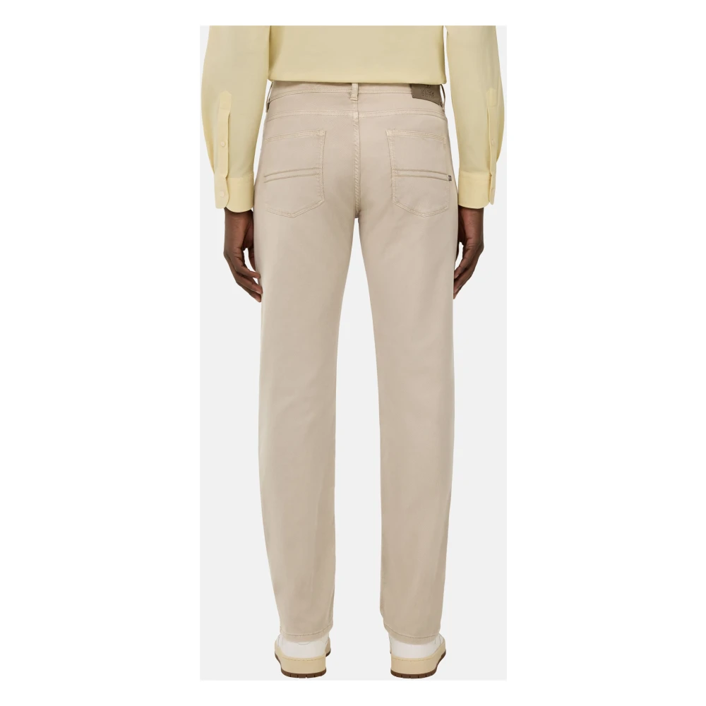 Boggi Milano Stretch katoen TENCEL? jeans White Heren