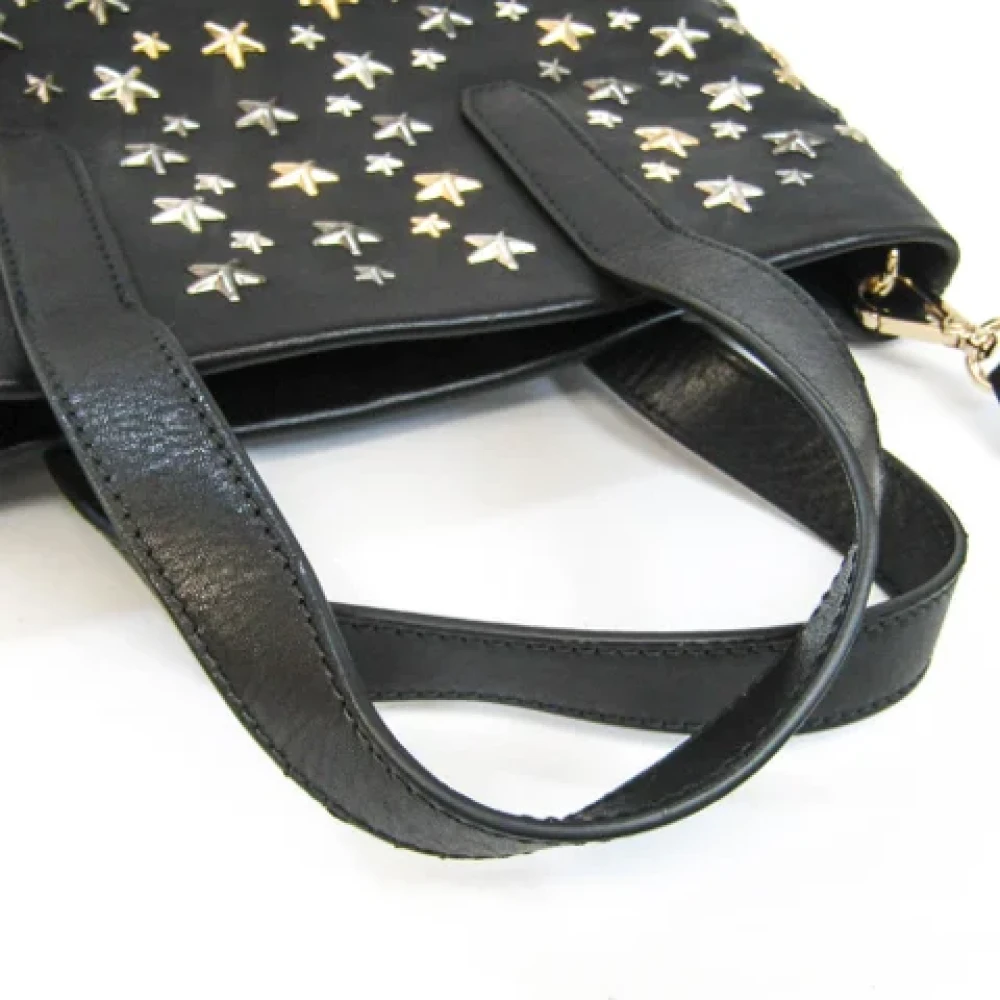 Jimmy Choo Pre-owned Leather shoulder-bags Black Dames