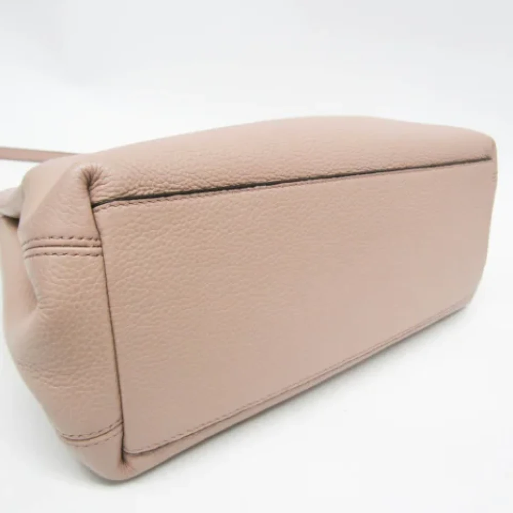 Bally Pre-owned Leather shoulder-bags Beige Dames