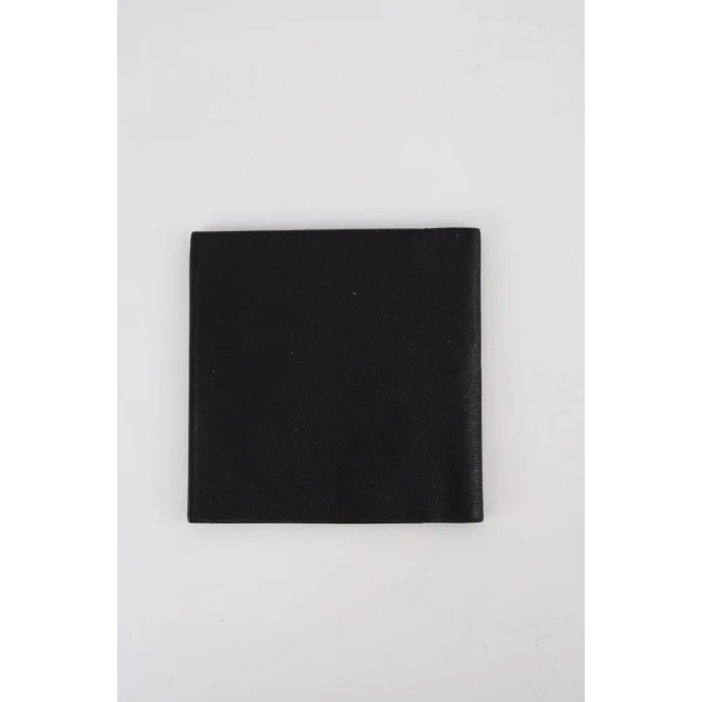 Saint Laurent Vintage Pre-owned Leather wallets Black Dames