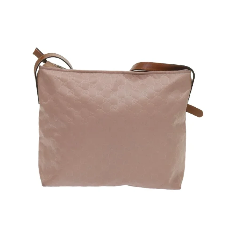 Gucci Vintage Pre-owned Canvas gucci-bags Pink Dames