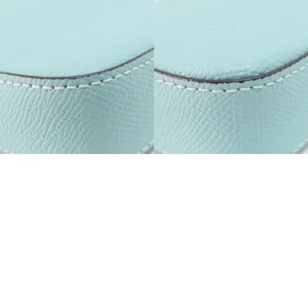 Coach Pre-owned Leather shoulder-bags Blue Dames