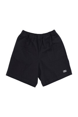 black-twill-relaxed-short-pants
