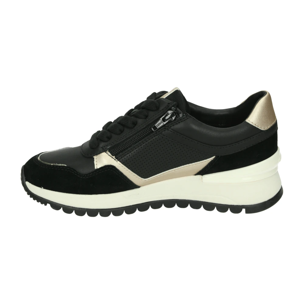 Geox D6500A Sneaker Dames Schoenen Zwart