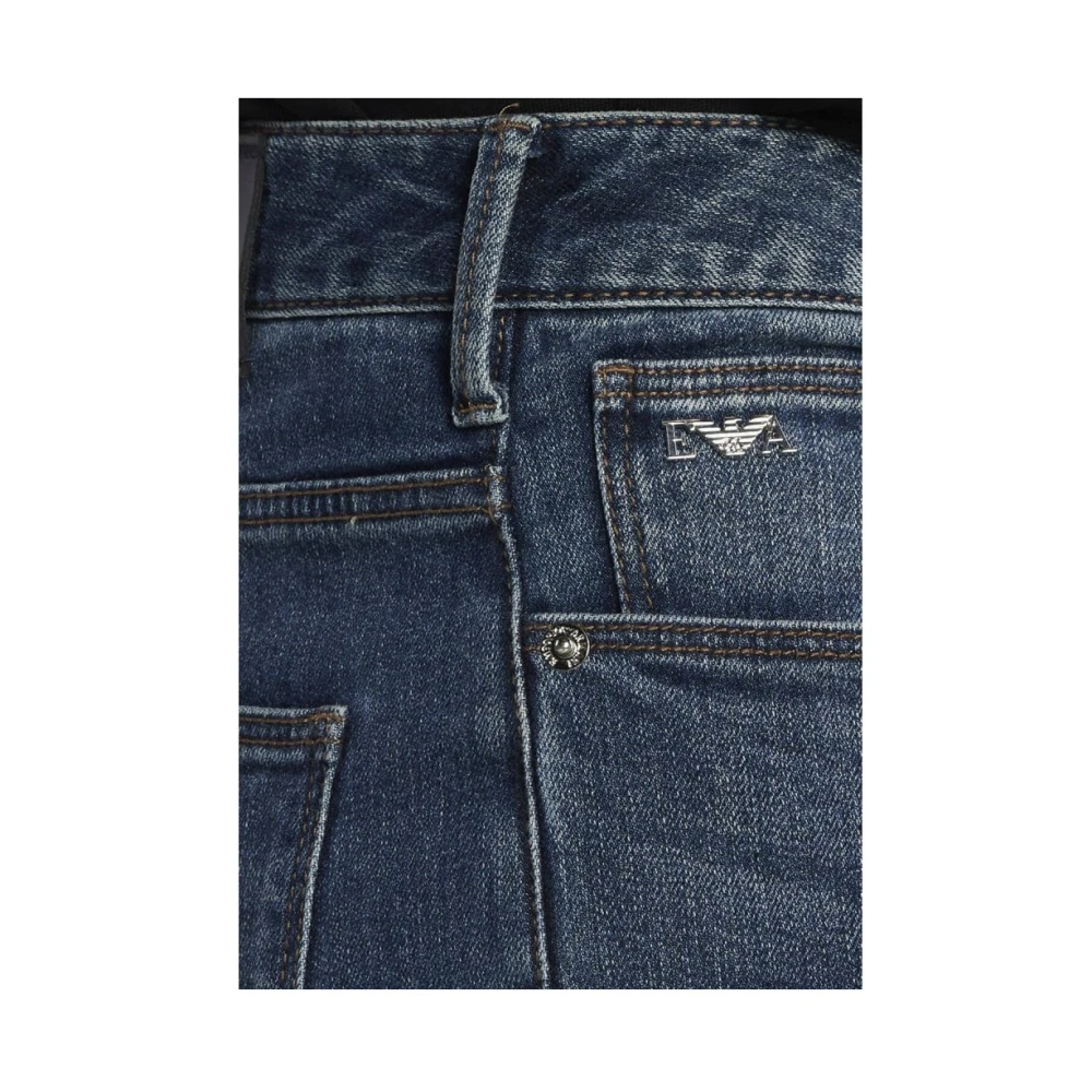 Emporio Armani Denim 5-Pocket Jeans 6R1J06 1Drhz Blue Heren