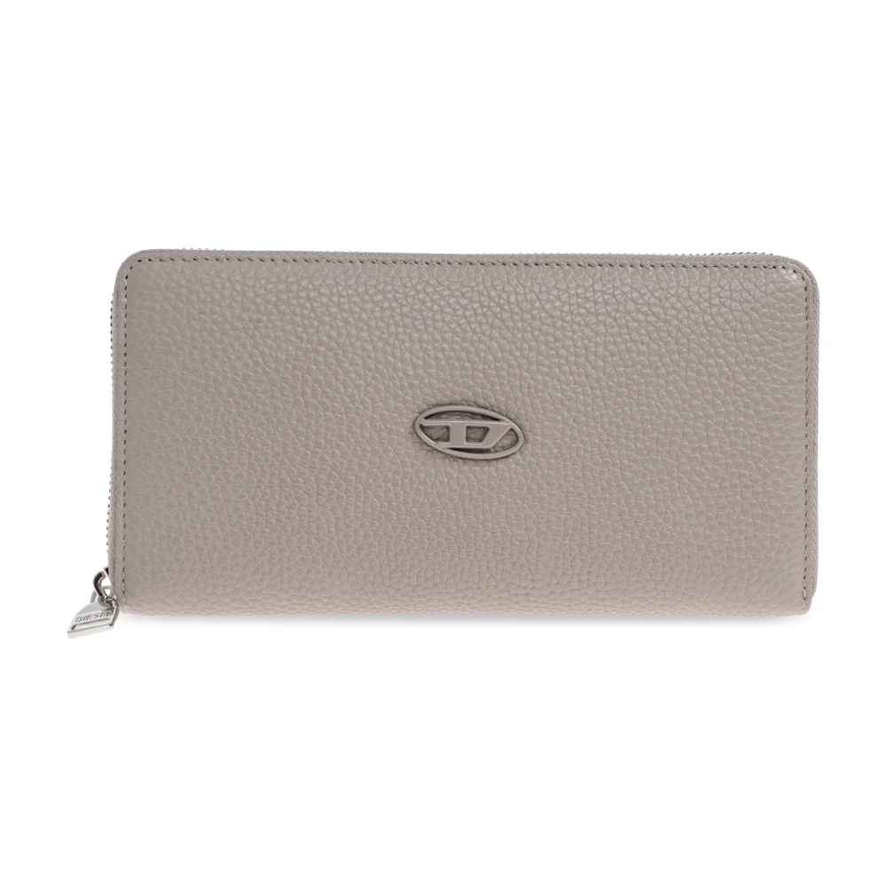 Diesel Herr Grå Accessoarer One Size, Läder, Wallets & Cardholders