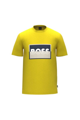 yellow-crew-neck-logo-t-shirt