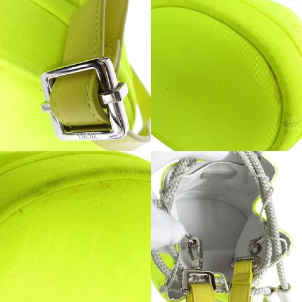 Dior Vintage Pre-owned Nylon dior-bags Yellow Dames