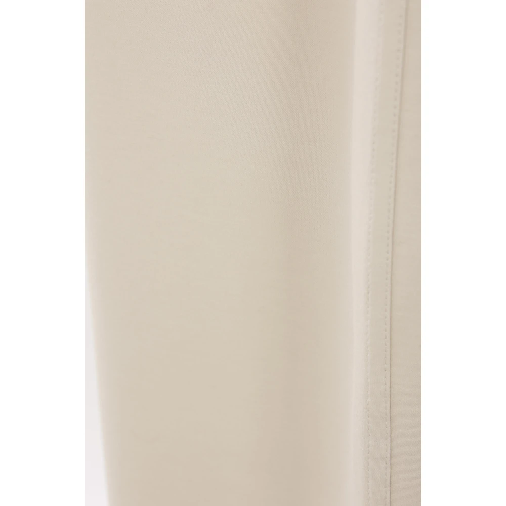 BRUNELLO CUCINELLI Beige Technische Katoenen Joggingbroek Beige Dames