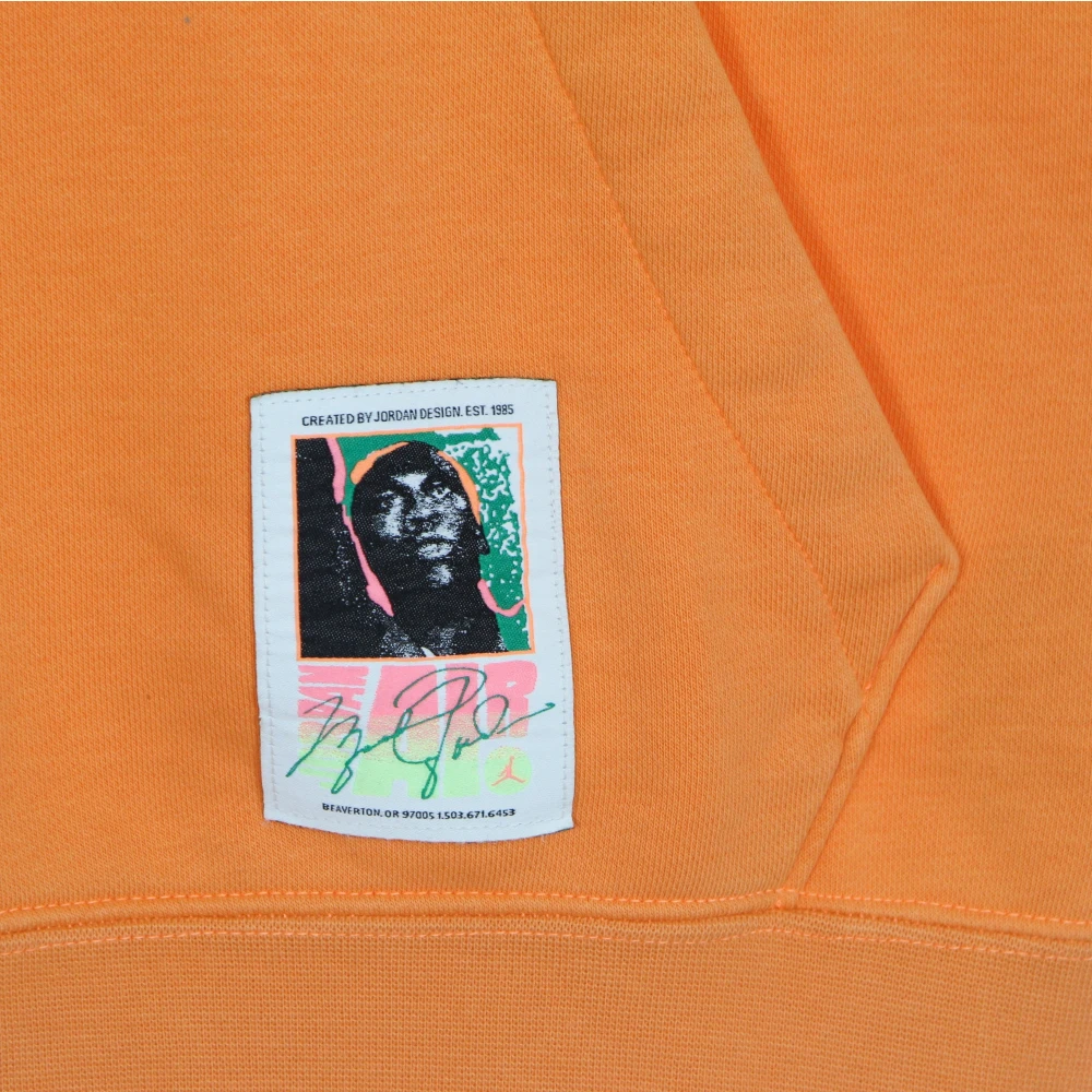 Jordan Sport DNA Gewassen Hoodie Atomic Orange Heren