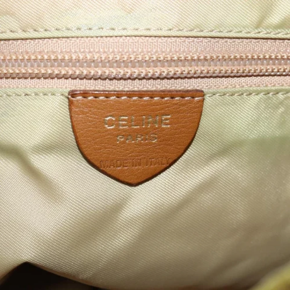 Celine Vintage Pre-owned Fabric backpacks Brown Dames