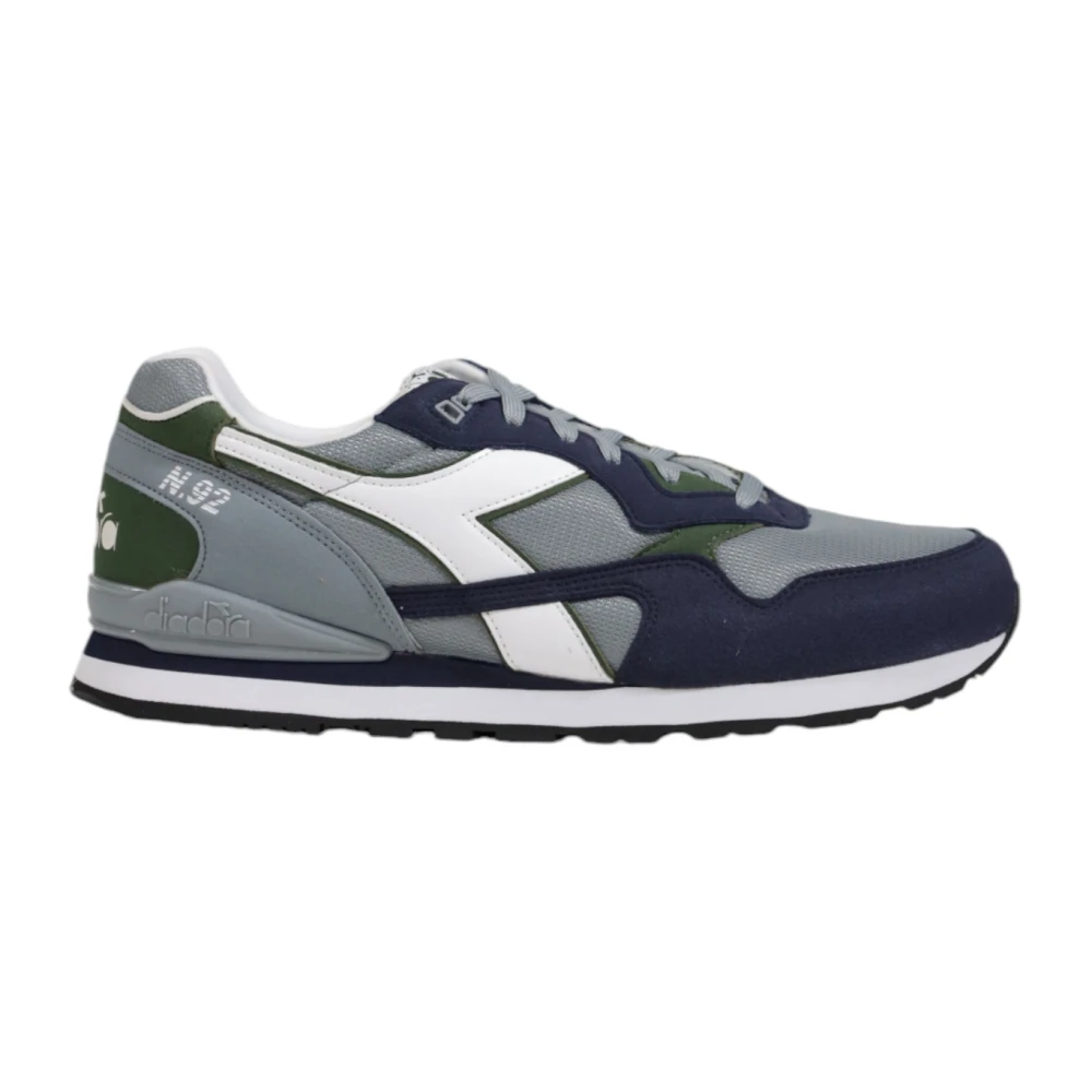 Diadora Höst/Vinter Herr Sneakers, Tygkomposition, 3cm Klack Gray, Herr