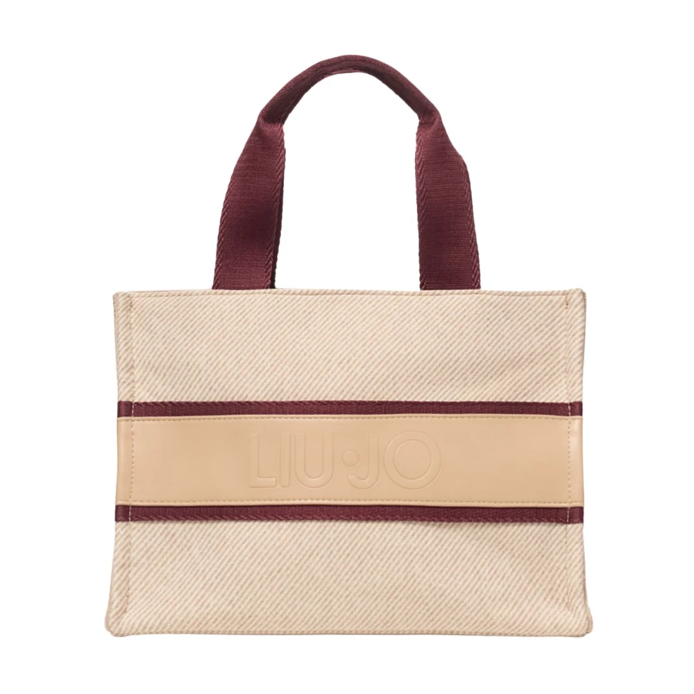 LIU JO - Borsa tote beige con logo - Donna - Taglia UNI - Immagine 2