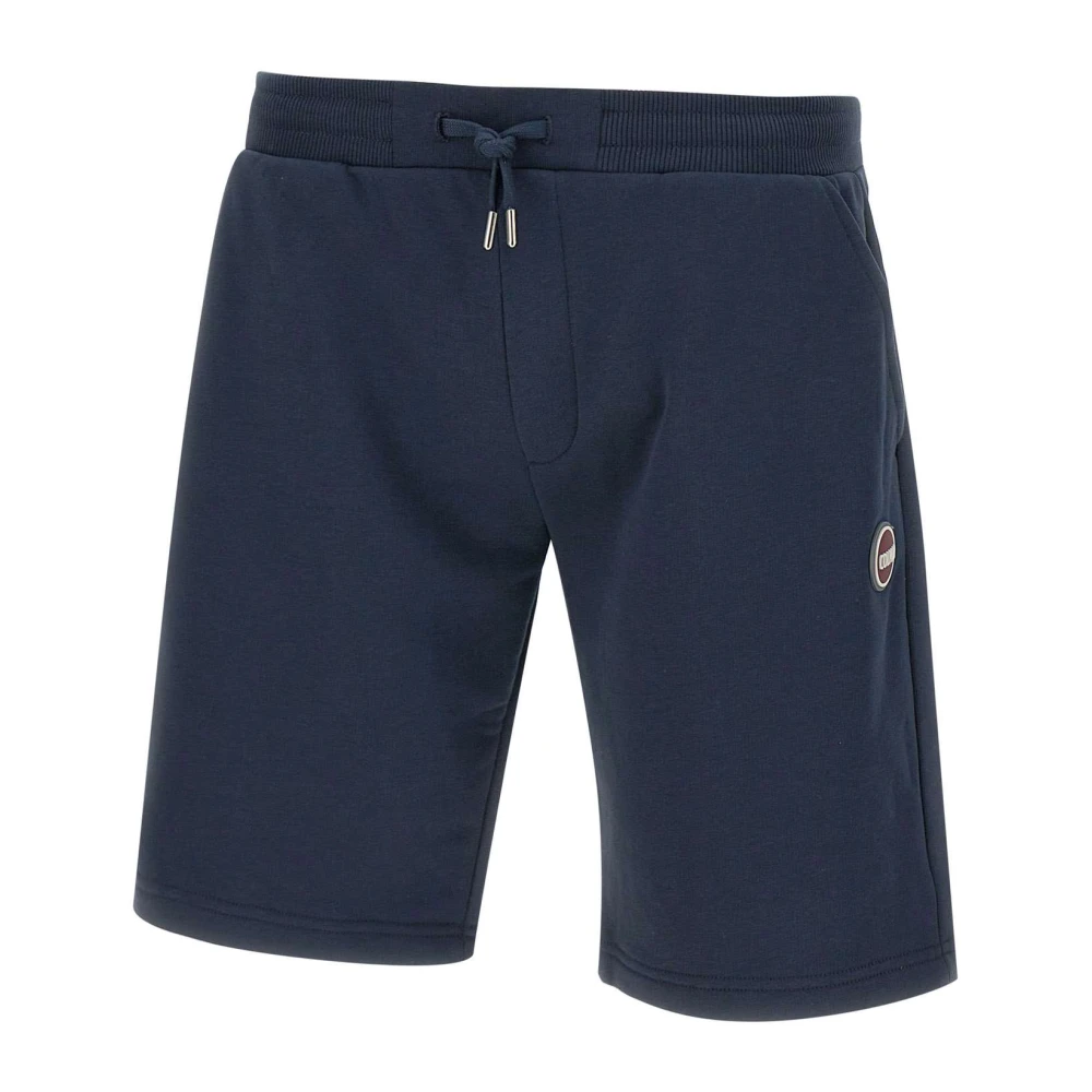 Colmar Blauwe Katoenen Connective Heren Shorts Blue Heren