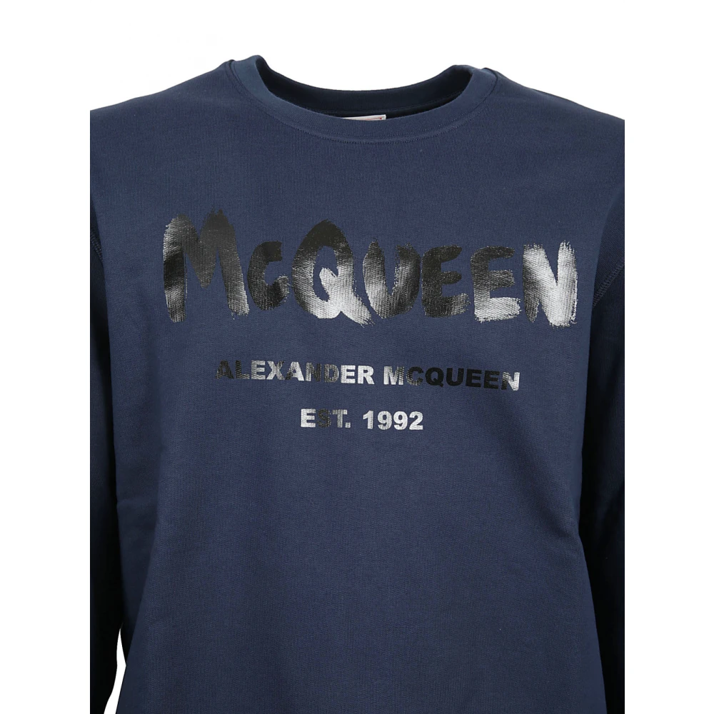 alexander mcqueen Sweatshirts Blue Heren