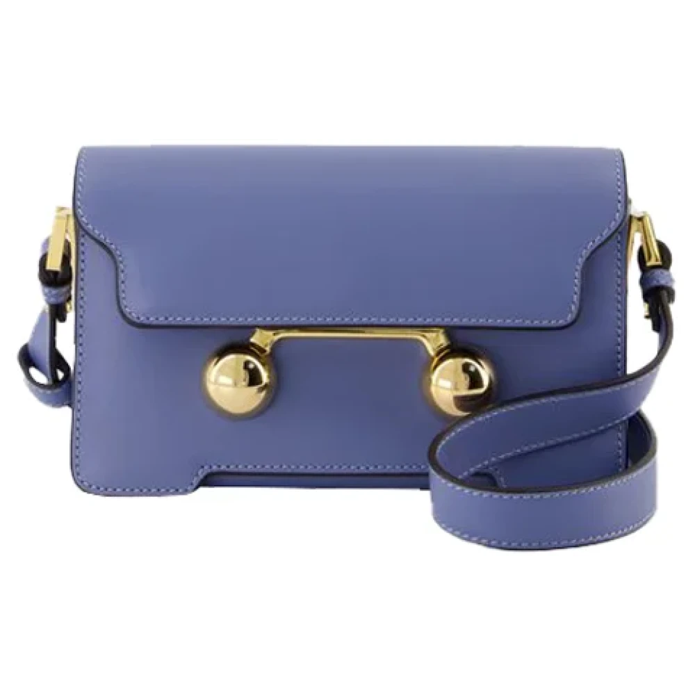 Marni Leather shoulder-bags Blue Dames