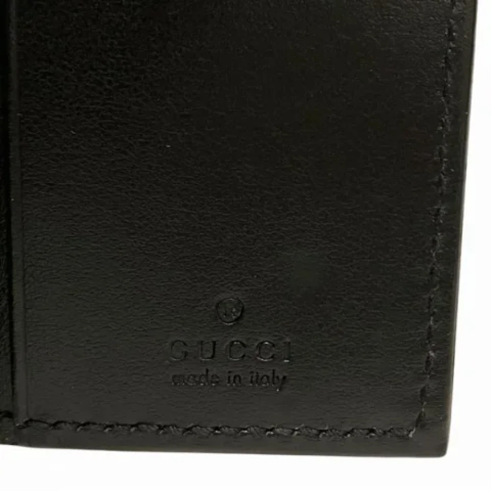 Gucci Vintage Pre-owned Leather key-holders Black Heren