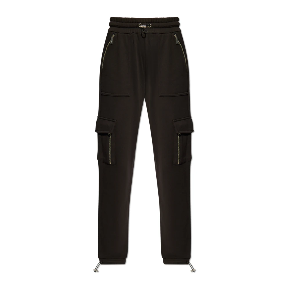 Michael Kors Zwarte Utility Cargo Broek Black Dames