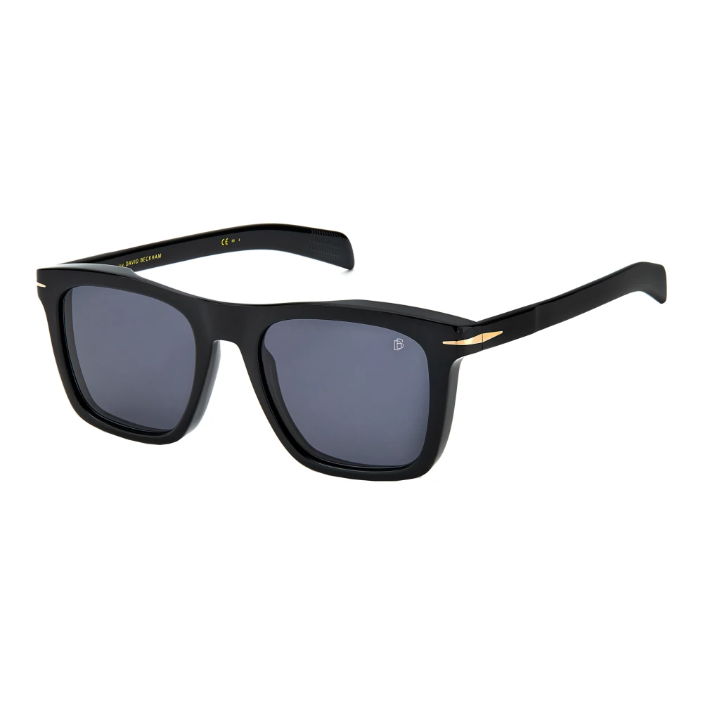 Eyewear By David Beckham Uomo Nero Occhiali Da Sole Neri/Grigi Db 7000/S