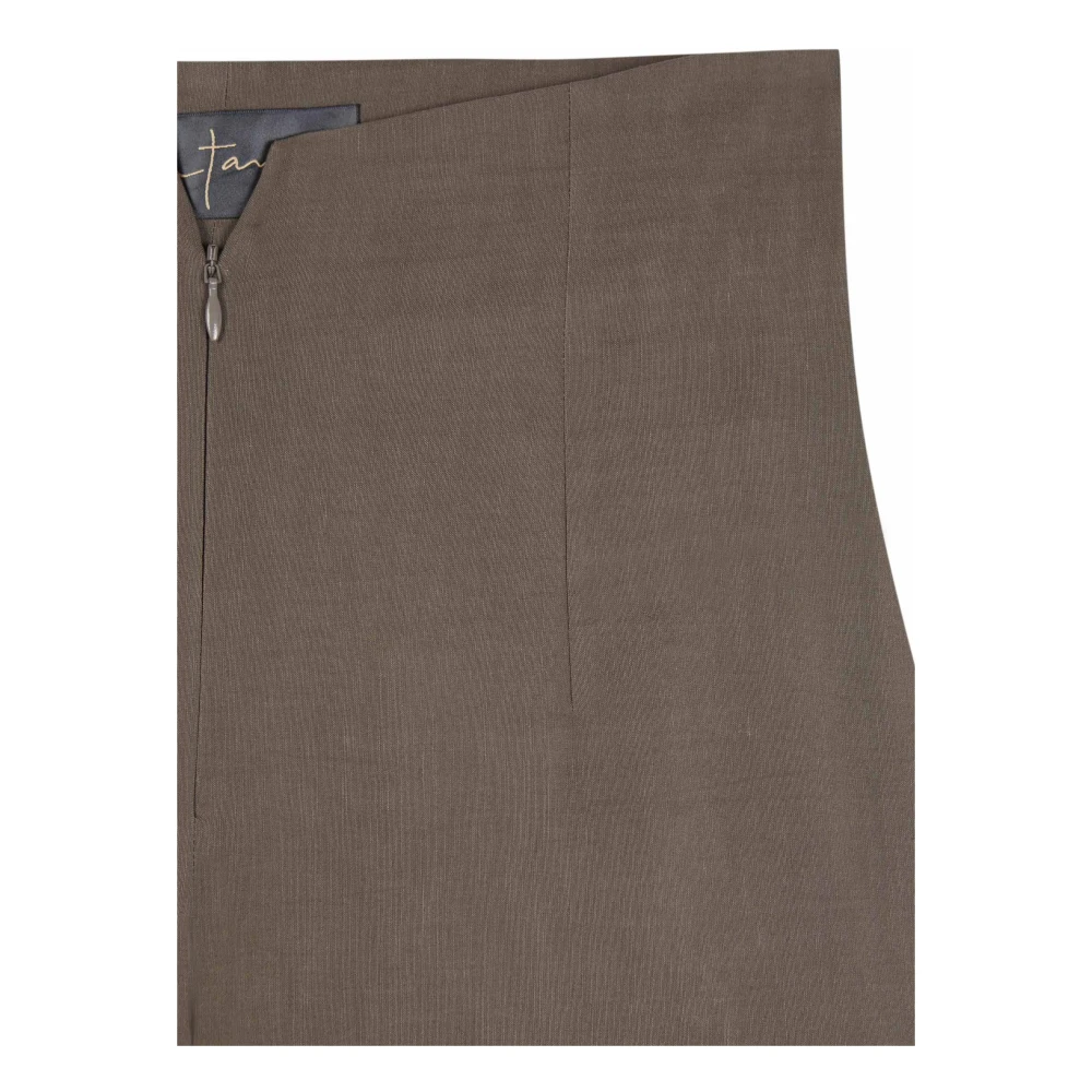 Cortana Mota rechte pijp broek cacao Brown Dames